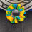 Thumbnail: Ponytail Scrunchies. Multicoloured Chenille **MADE IN CORNWALL **