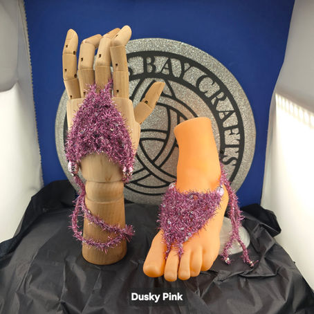 New Range - Tinsel Barefoot Sandals for Hands or Feet