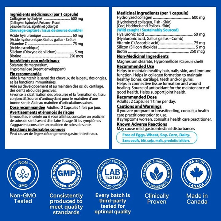 Thumbnail: Marine Collagen Peptides 600mg Capsules