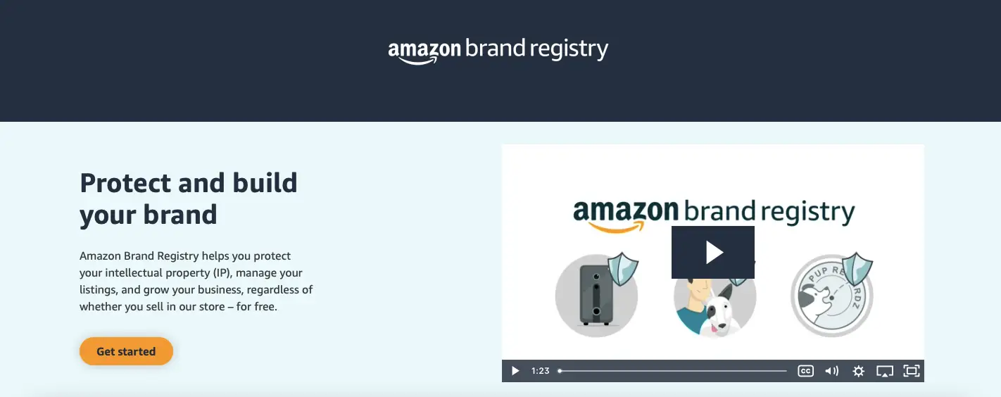 Co je amazon brand registry