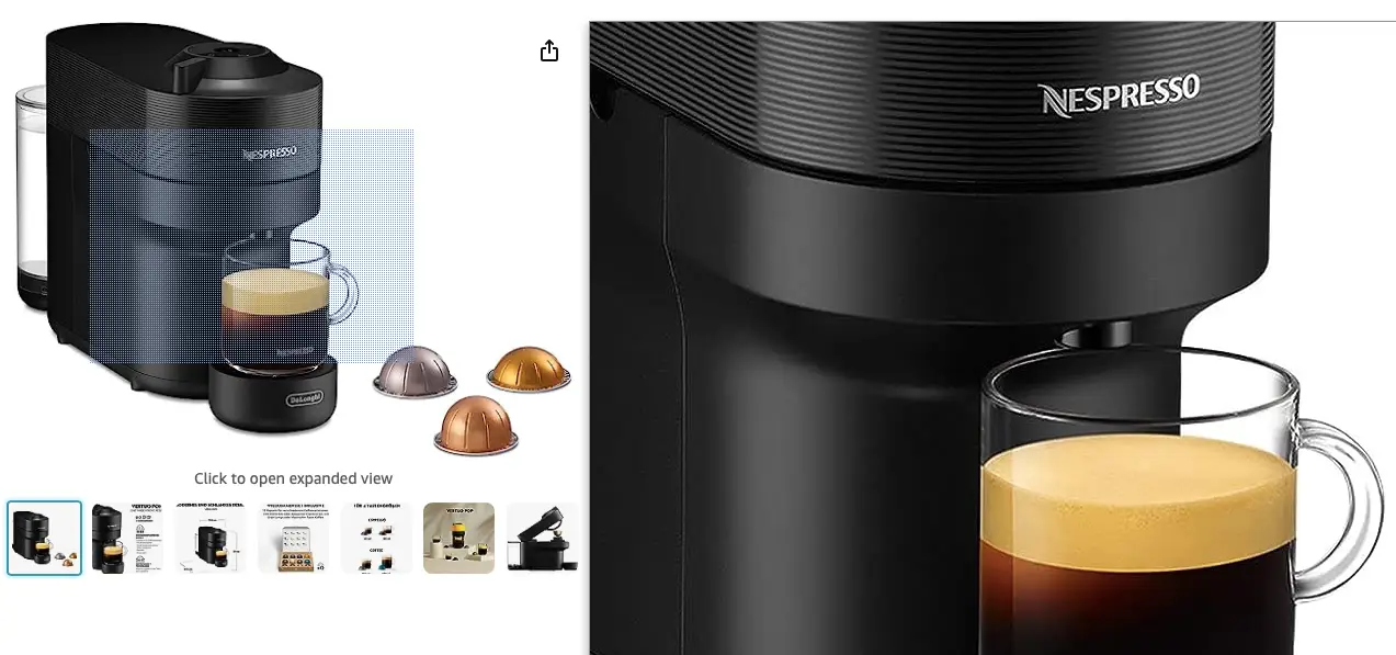 7 tipů, jak vytvářet obrázky na Amazon - funkce zvětšení zoom
