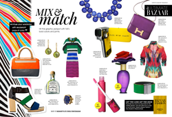 Harper's Bazaar Magazine Spread