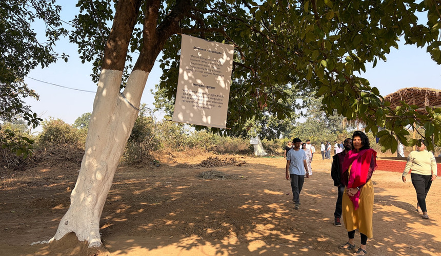 Gratitude walk around seven stations