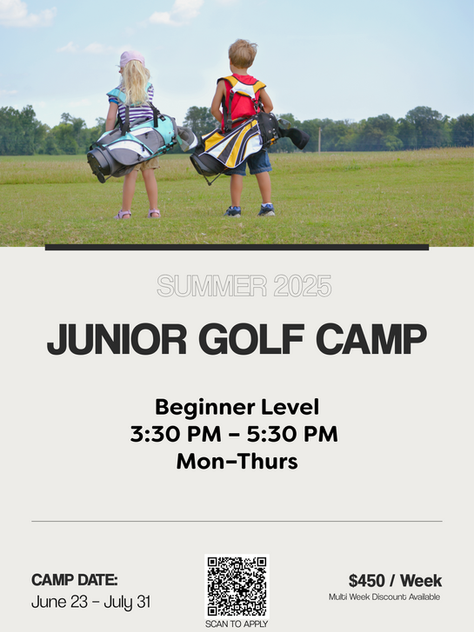 Edge Golf Junior Camp 2025 – Summer Training for Young Golfers 