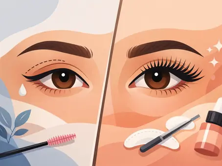 Antes y después del lash lifting, qué esperar