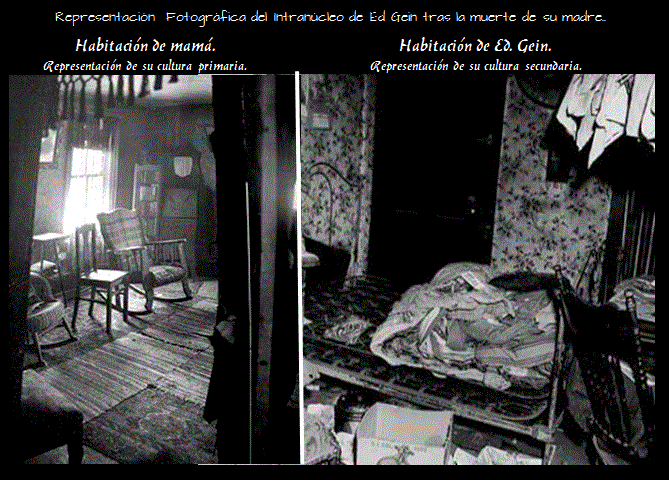 Habitación Ed Gein, Ed Gein, Habitación mama Ed Gein
