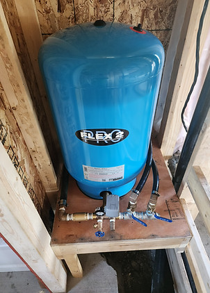 Pressure Tank Installed by Andy Martin
