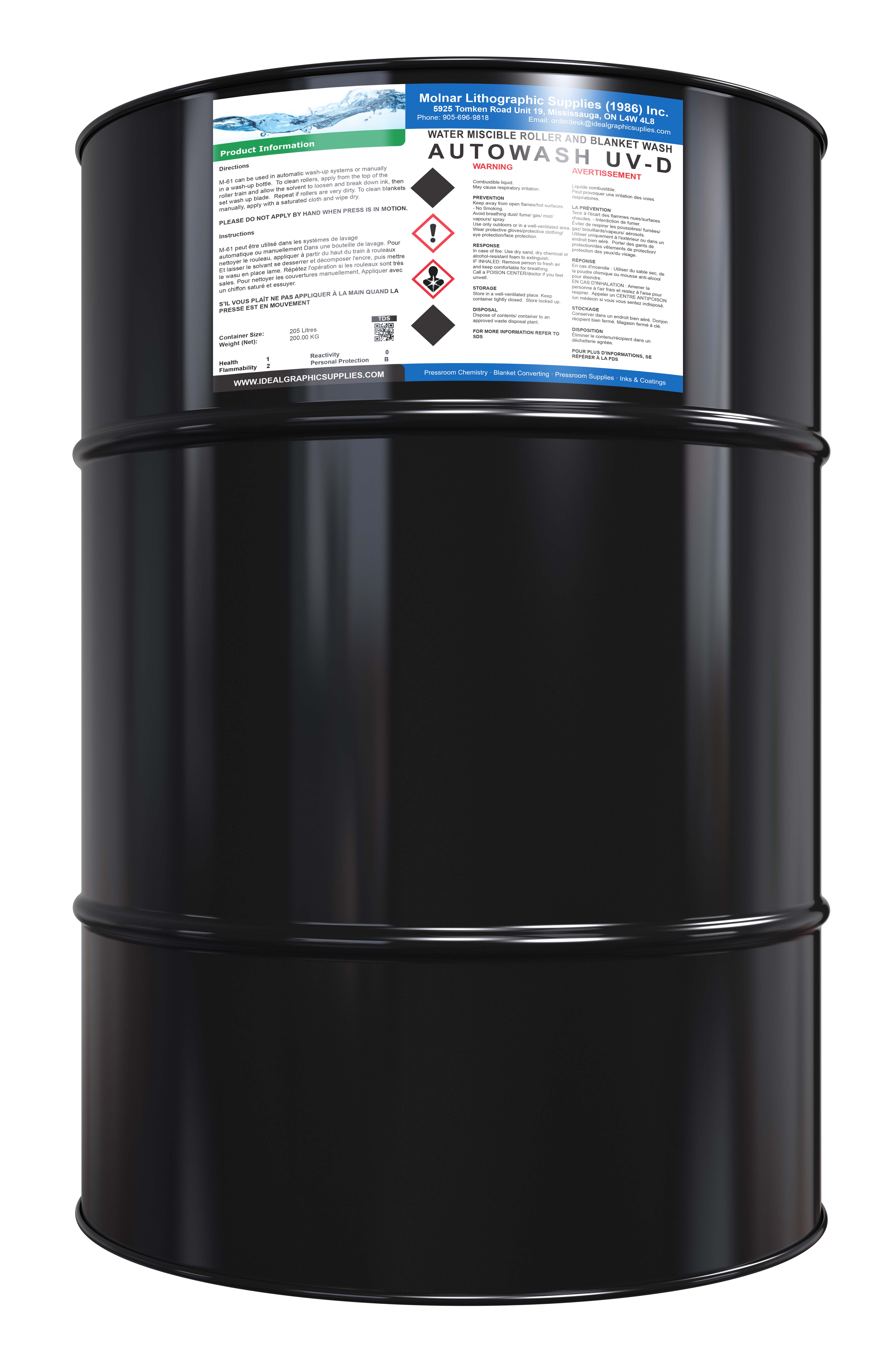 Autowash UV-D Low Odor product photograph