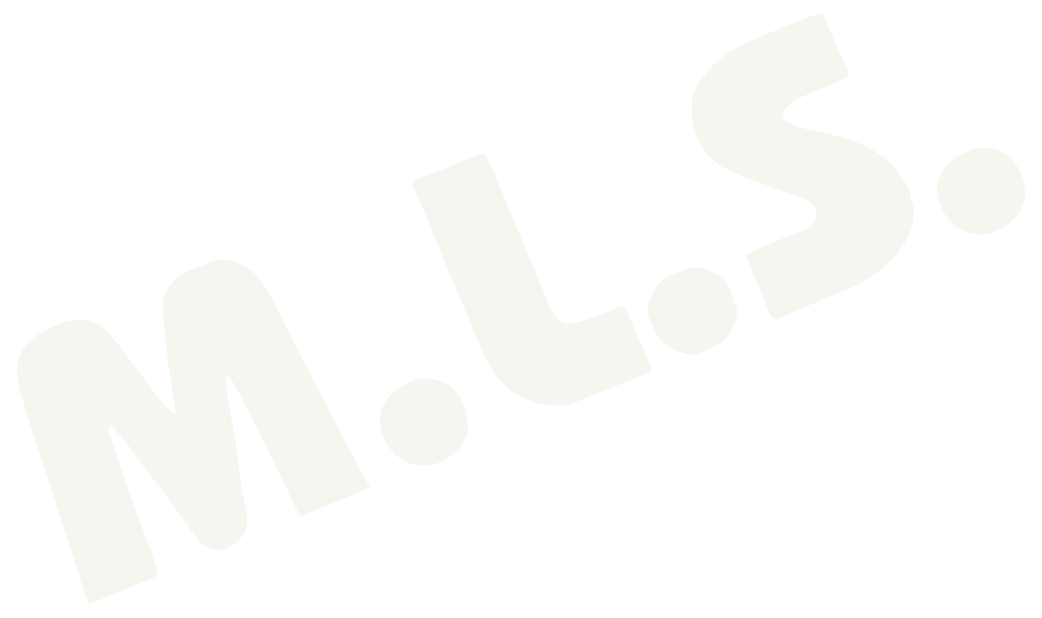 Original angled M.L.S. logo