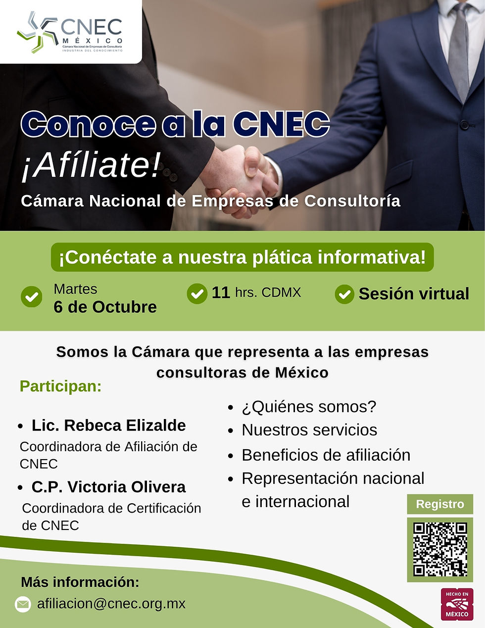 Conoce a la CNEC ¡Afíliate!