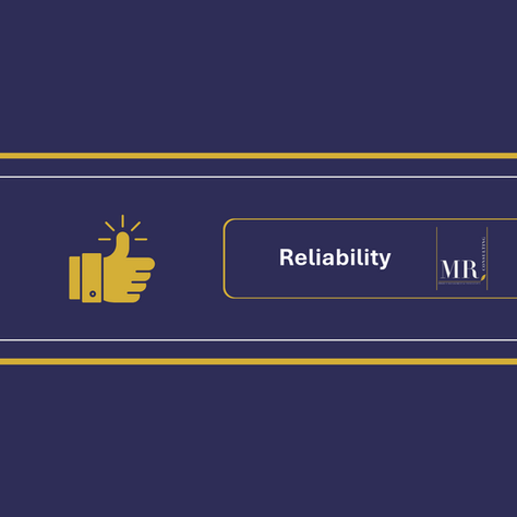 MR Consulting - Article de blog sur fiabilité