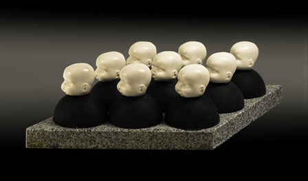 Porcelain on granite