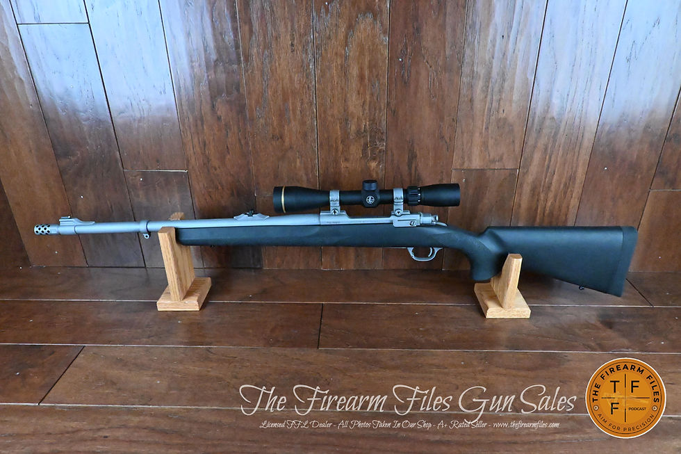 Thumbnail: Ruger M77 Hawkeye Alaskan .375 Ruger Rifle, Leupold Scope, New 57100