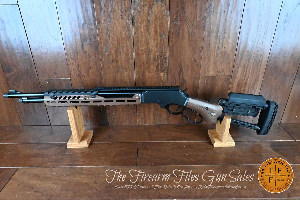 Thumbnail: Henry H010X Model 45/70 Tactical Lever Gun, Pew View Rifle Build