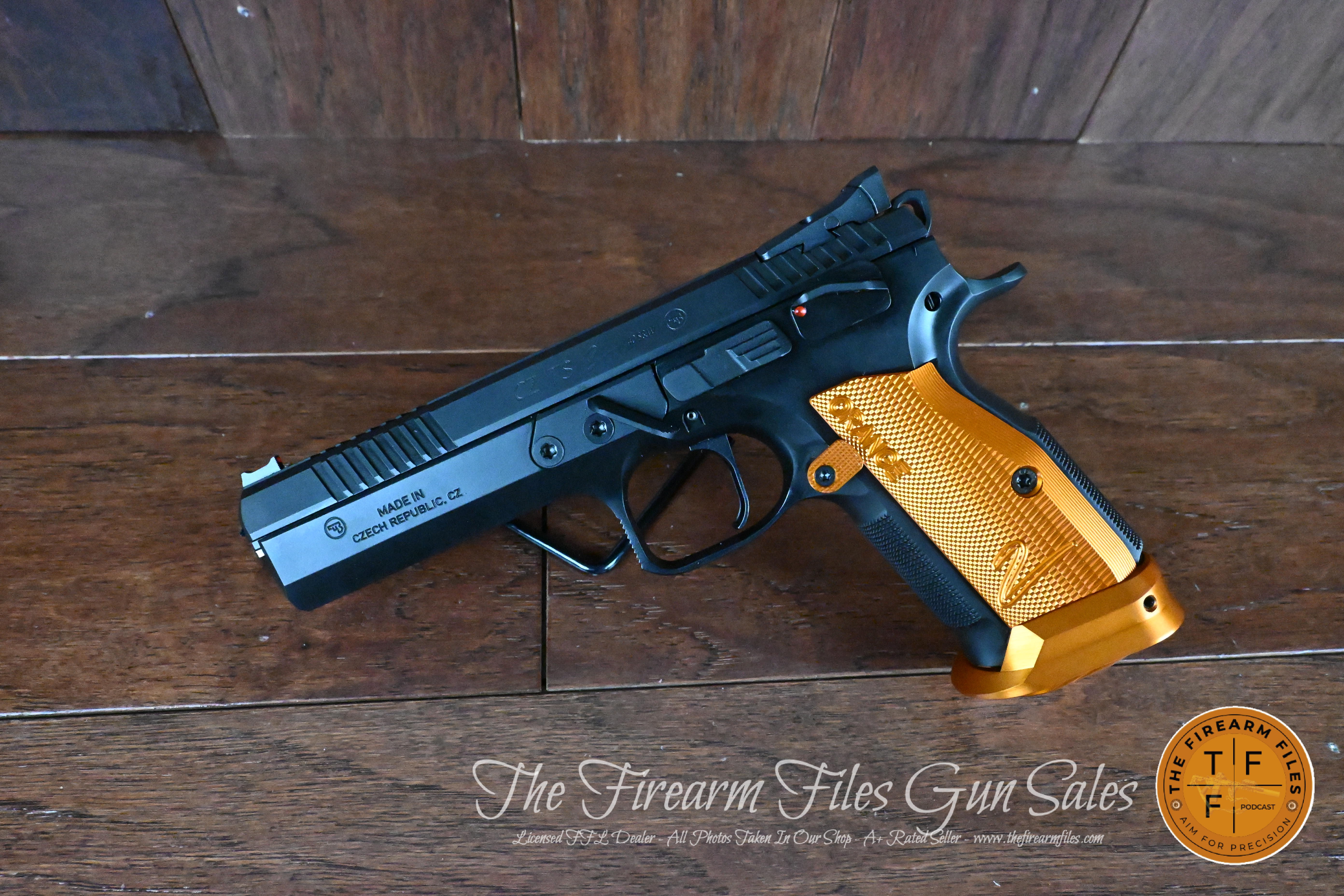 CZ Custom TS2 Orange Competition Pistol, 40SW, 10rd, New 91265