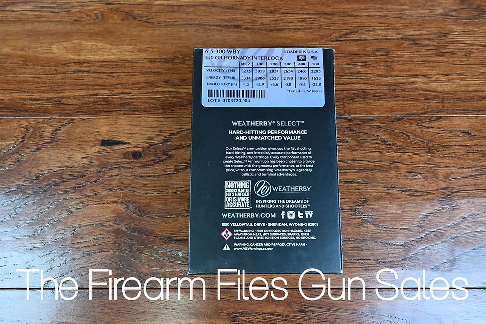 Thumbnail: Weatherby 6.5-300 Wby Select 140gr Hornady Interlock Ammunition