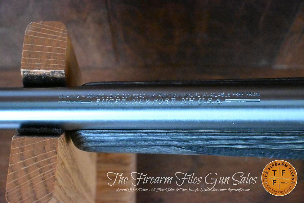 Thumbnail: Ruger M77 Hawkeye Alaskan Bush Stainless 9.3x62mm Rifle, Leupold Scope