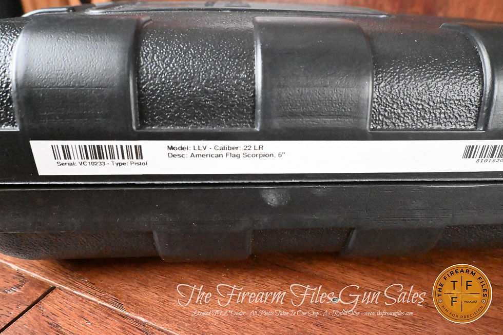 Thumbnail: Volquartsen LLV American Flag Scorpion Pistol, 22LR, Used, VC10233