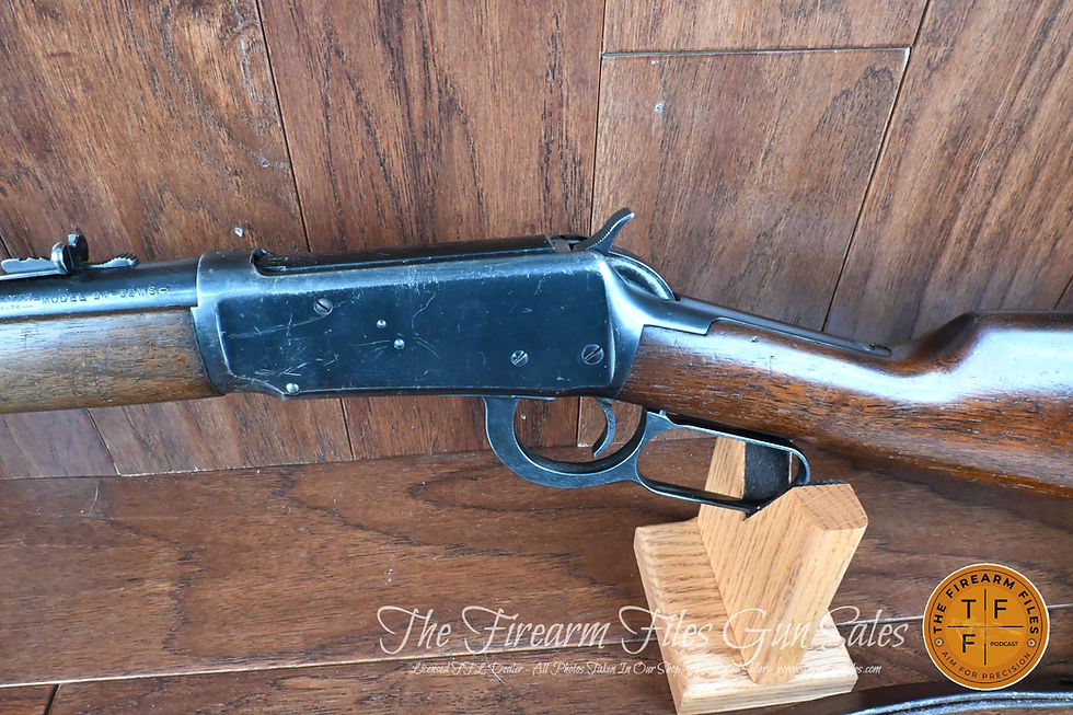 Thumbnail: Winchester Model 94 .32 Win Spl Rifle, Pre '64, WWII, Flat Barrel Band, 1944