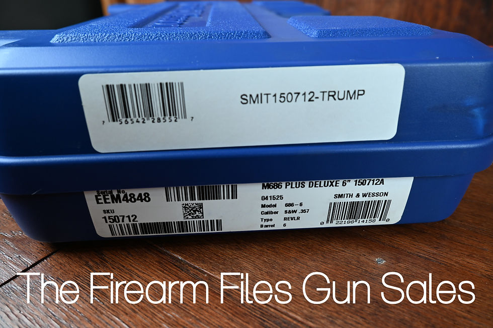 Thumbnail: Smith & Wesson 686 Plus Trump Gun .357 Magnum Revolver New