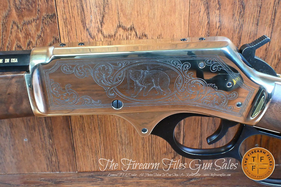 Thumbnail: Henry Brass Wildlife Edition, Walnut, Engraved, 45/70 Gov't, H010BGWL, New