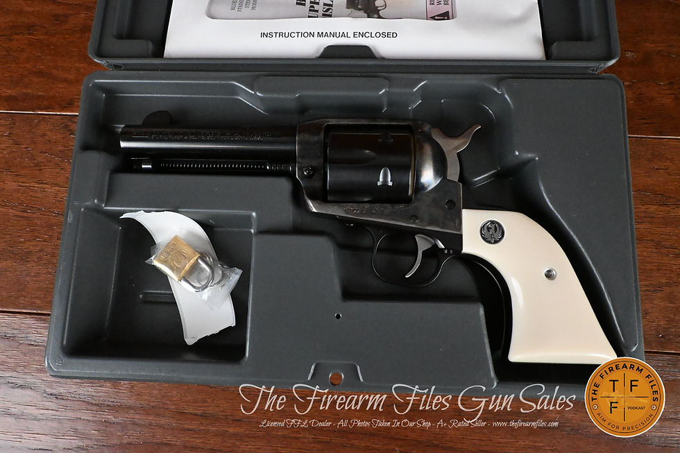 Thumbnail: Ruger Vaquero .44-40 Win Revolver, 4.5" Barrel, Blued, New