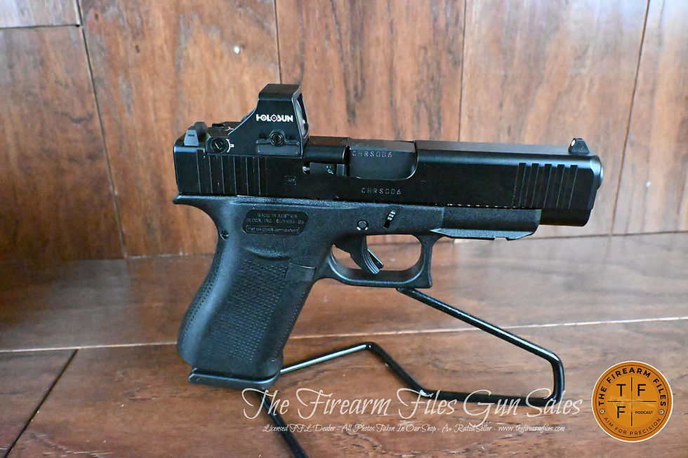 Thumbnail: Glock 48 MOS 9mm, with Holosun 407K Red Dot, Combat Pistol, New