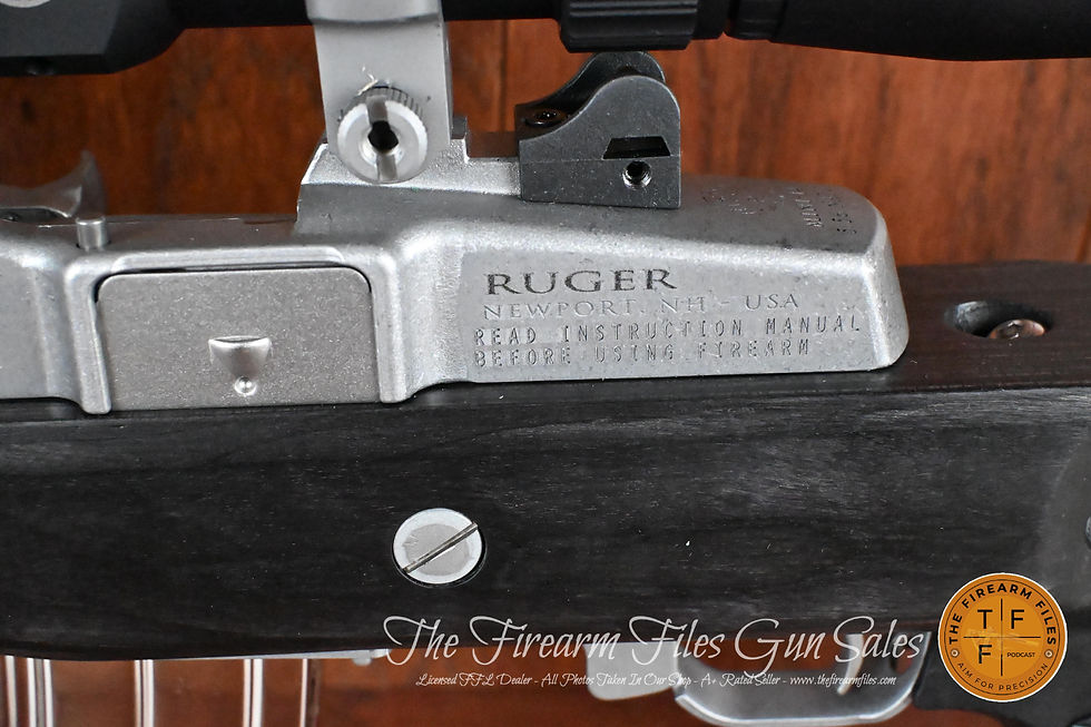 Thumbnail: Ruger Mini 14 Tactical, 5.56mm NATO, Folding Stock, Leupold Scope, 5897