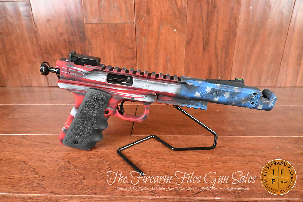 Thumbnail: Volquartsen LLV American Flag Scorpion Pistol, 22LR, Used, VC10233