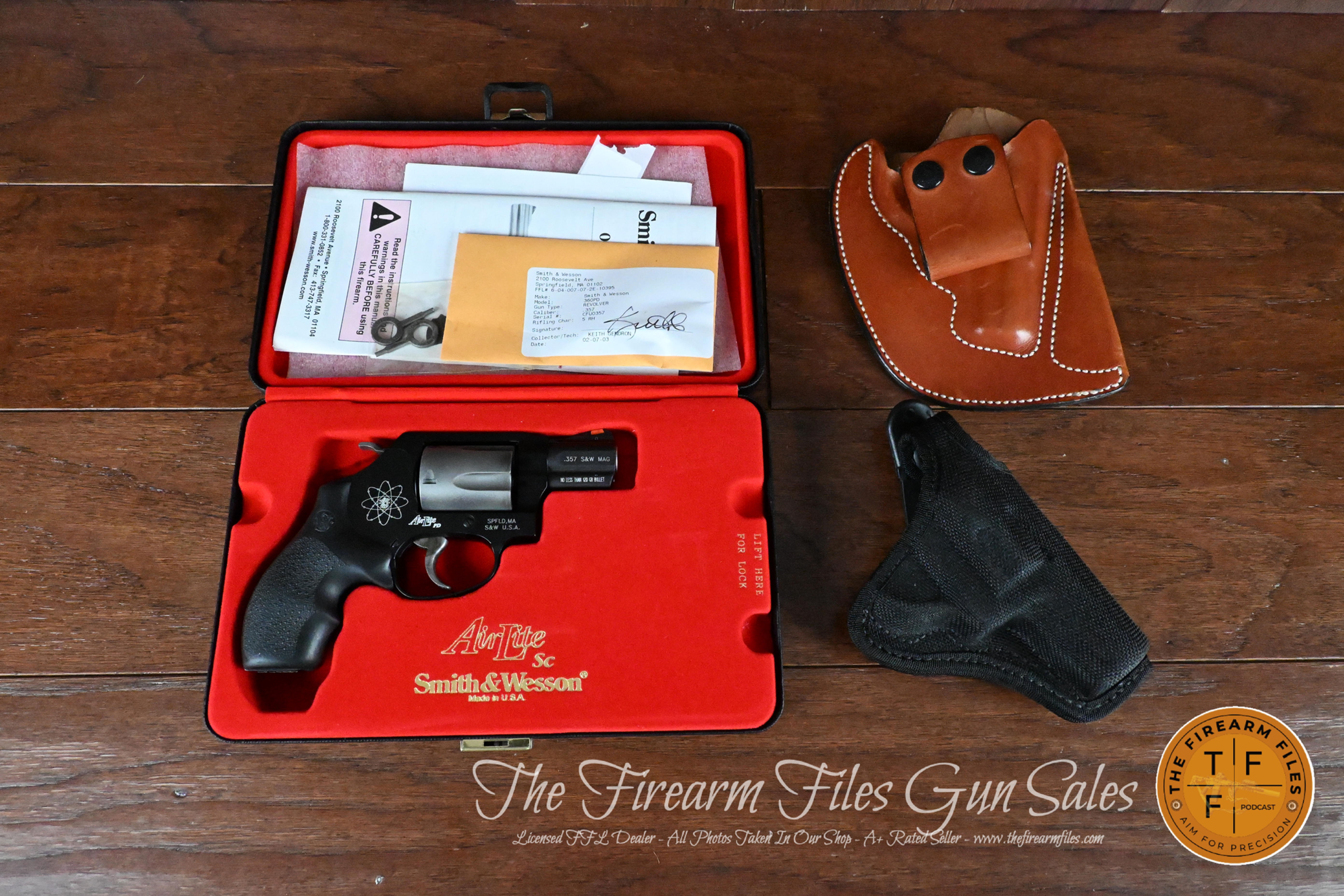 Smith & Wesson 360PD .357 Magnum Snub Nose Revolver, Used