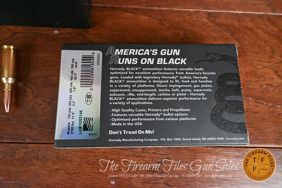 Thumbnail: Hornady Black 6mm ARC Ammo, 105gr BTHP, New, 81604