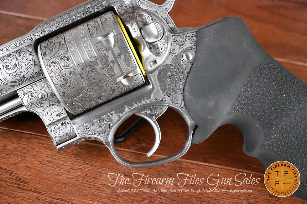 Thumbnail: Ruger Stainless Super Redhawk Alaskan 454 Casull Revolver, Engraved, 5301