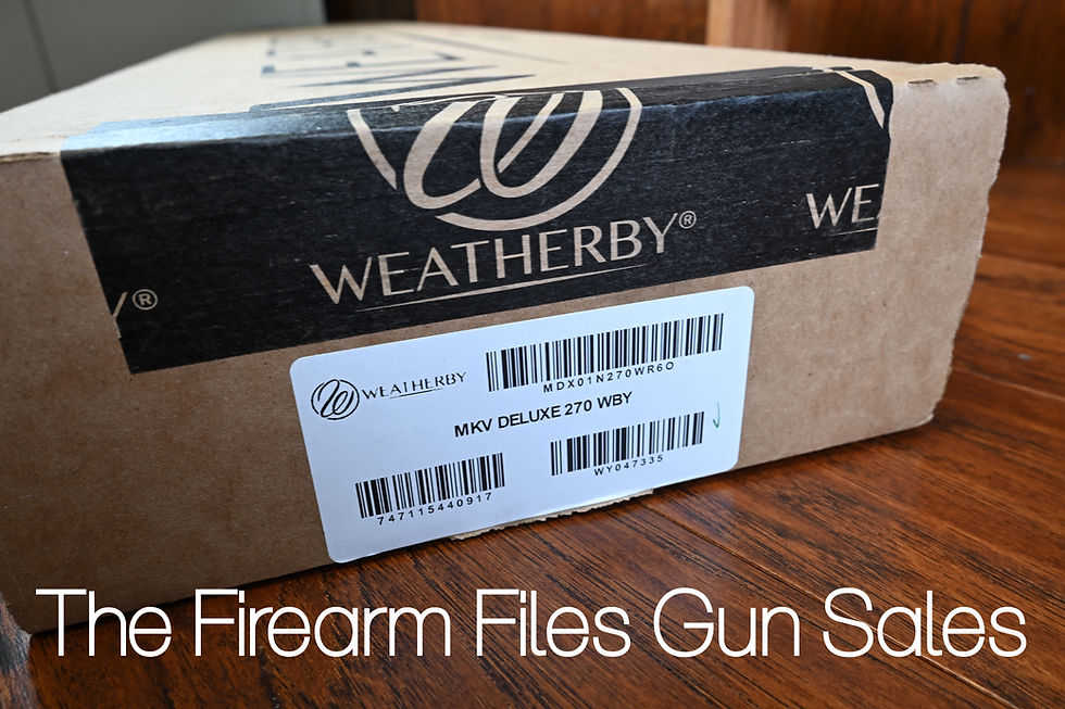 Thumbnail: Weatherby Mark V Deluxe .270 Wby Mag Rifle, New