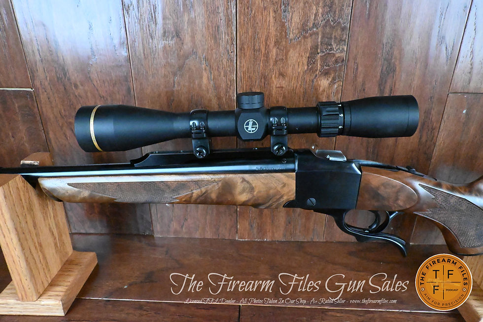 Thumbnail: Ruger No. 1 International Alexander Henry, 6.5 Creedmoor, Leupold Scope
