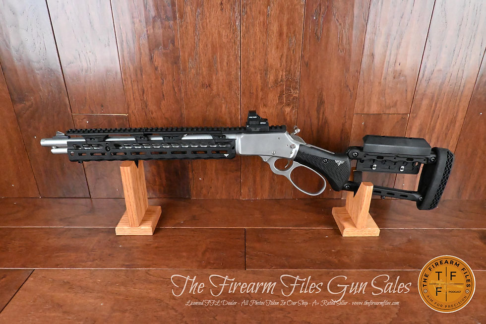 Thumbnail: Marlin 1894 Stainless Classic Trapper Rifle, 357 Magnum, Tactical, Holosun
