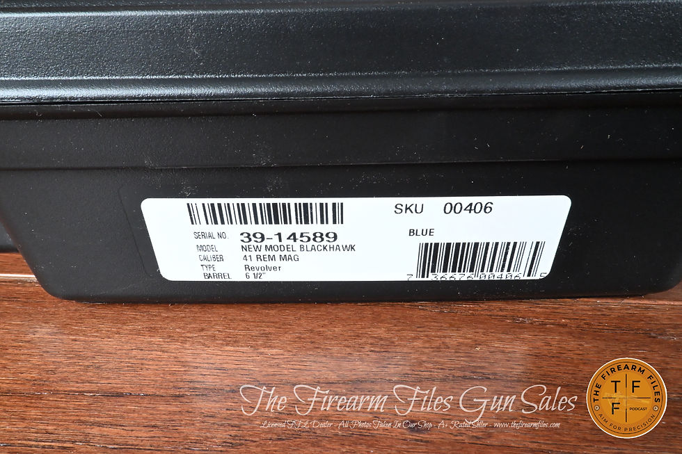 Thumbnail: Ruger New Model Blackhawk 41 Rem Mag Revolver, 00406, New