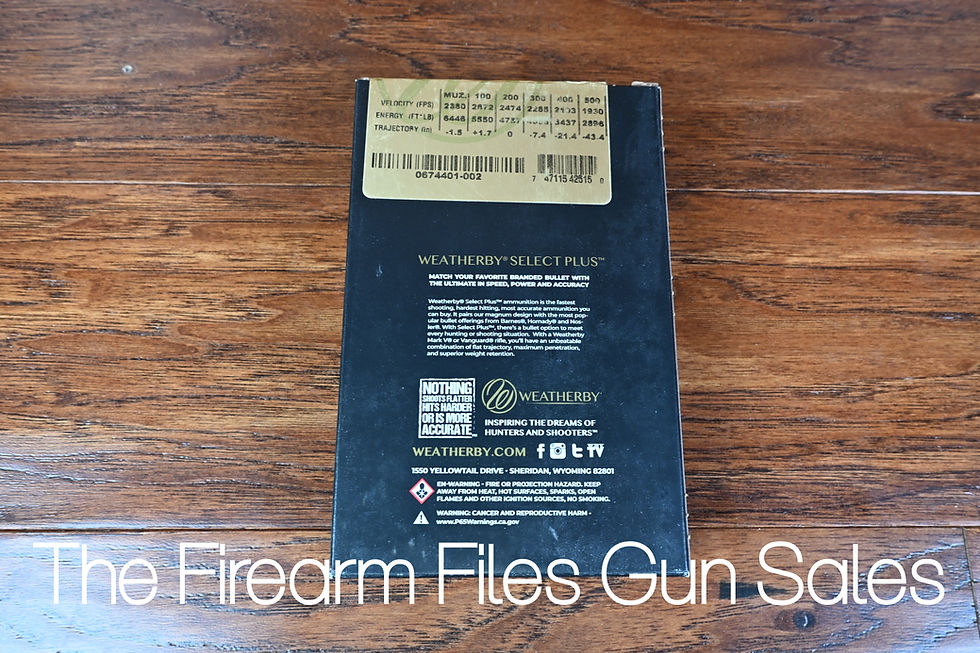 Thumbnail: Weatherby .416 Wby Mag Select Plus 350gr Barnes TTSX Ammunition