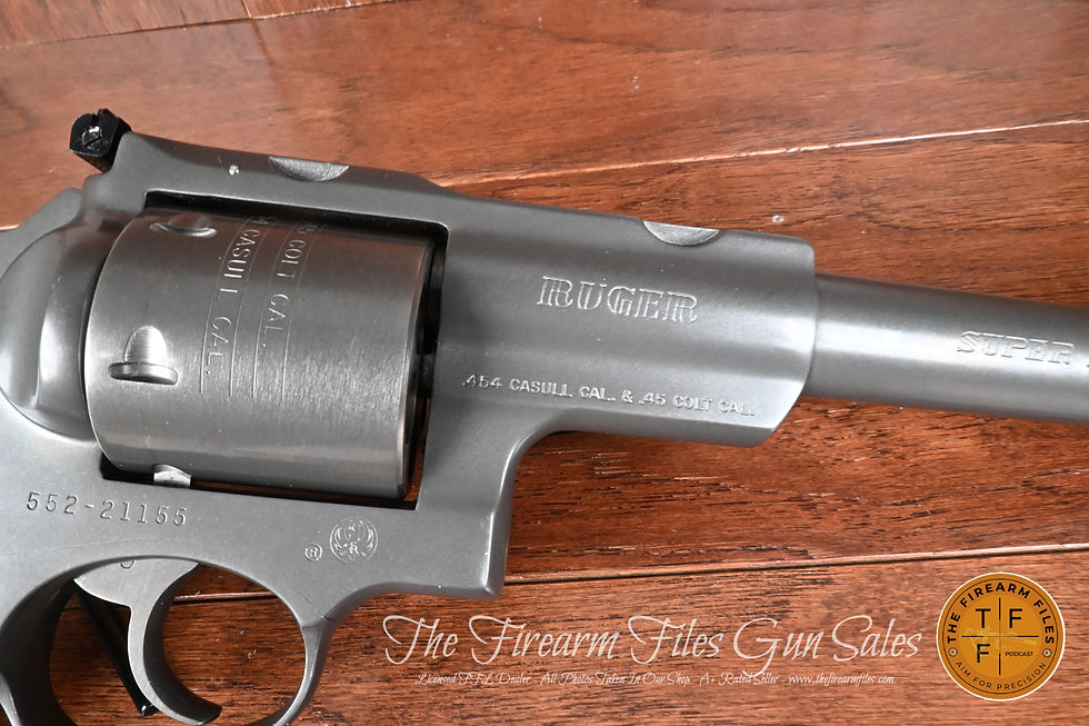 Thumbnail: Ruger Super Redhawk .454 Casull Revolver, 05505, Used, 7.5"