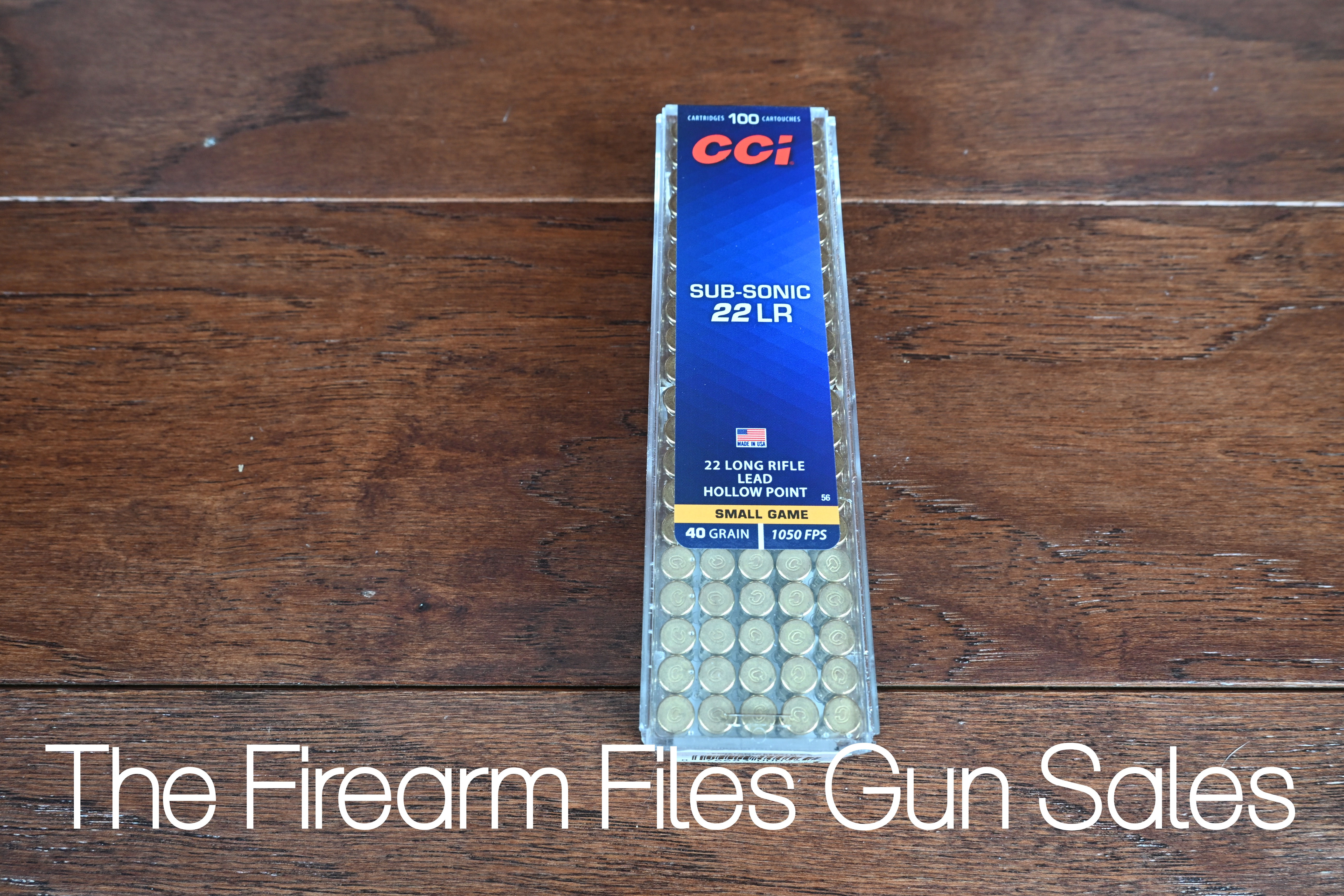 CCI .22LR Subsonic Small Game Ammunition 56, 100rds