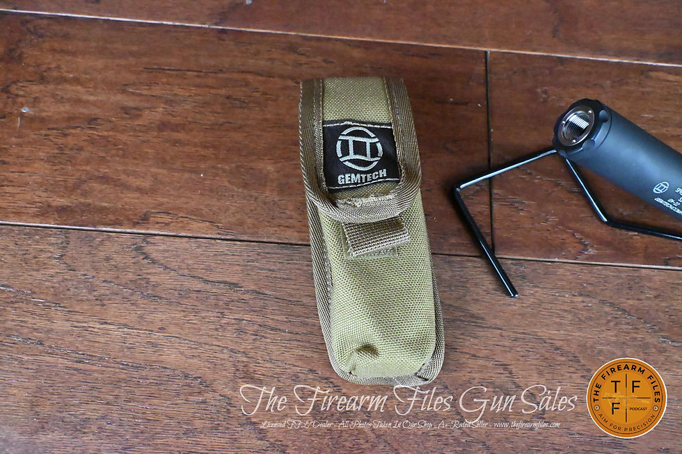 Thumbnail: Gemtech GM-22 22LR Suppressor, Black, New