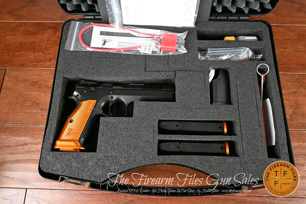 Thumbnail: CZ Custom TS2 Orange Competition Pistol, 40SW, 10rd, New 91265