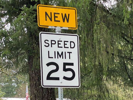 Can New Speed Signs Slow Welches Road? Residents Aren’t Sure