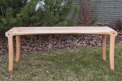 Curly Maple Bench