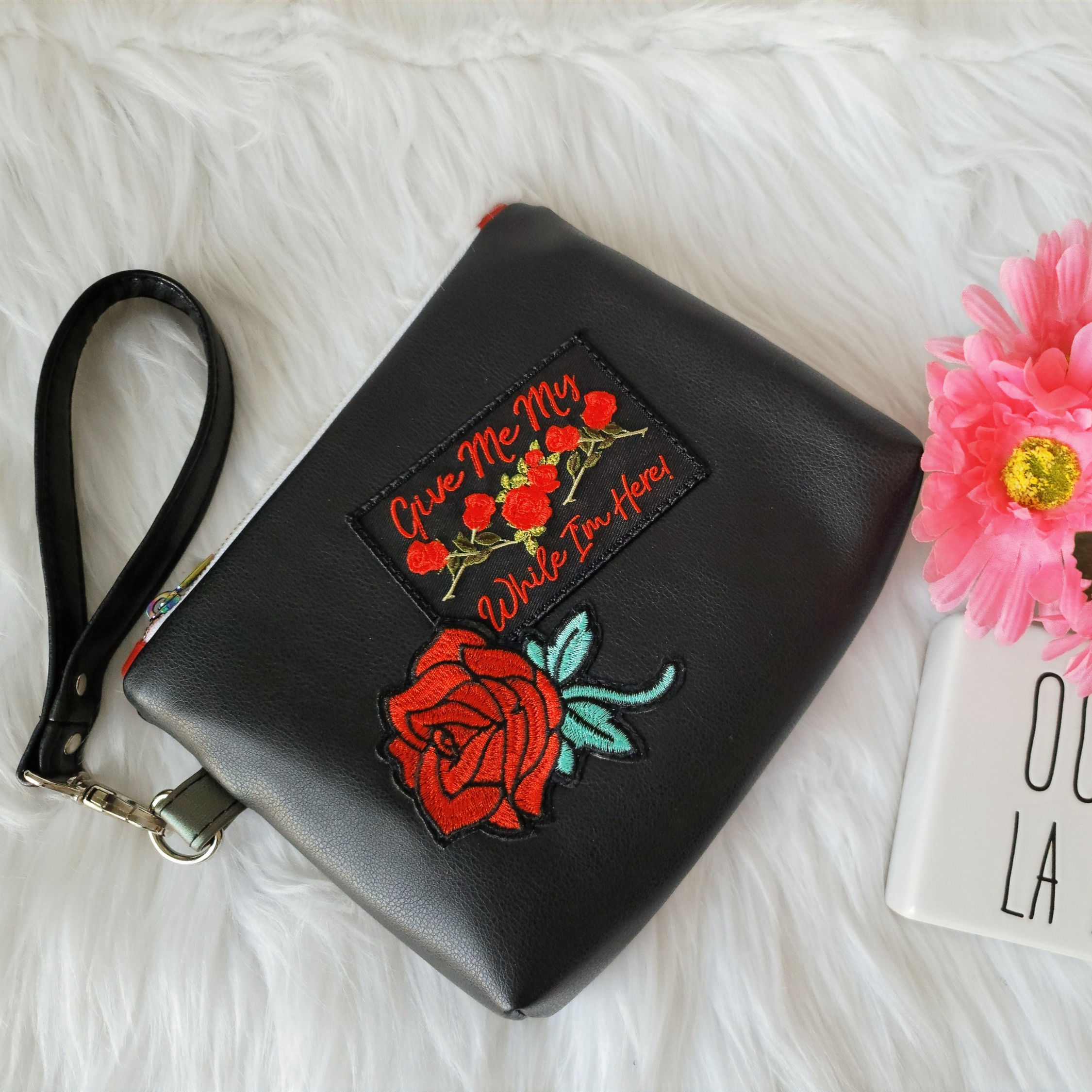 Limited Edition: Give Me My Roses Wristlet