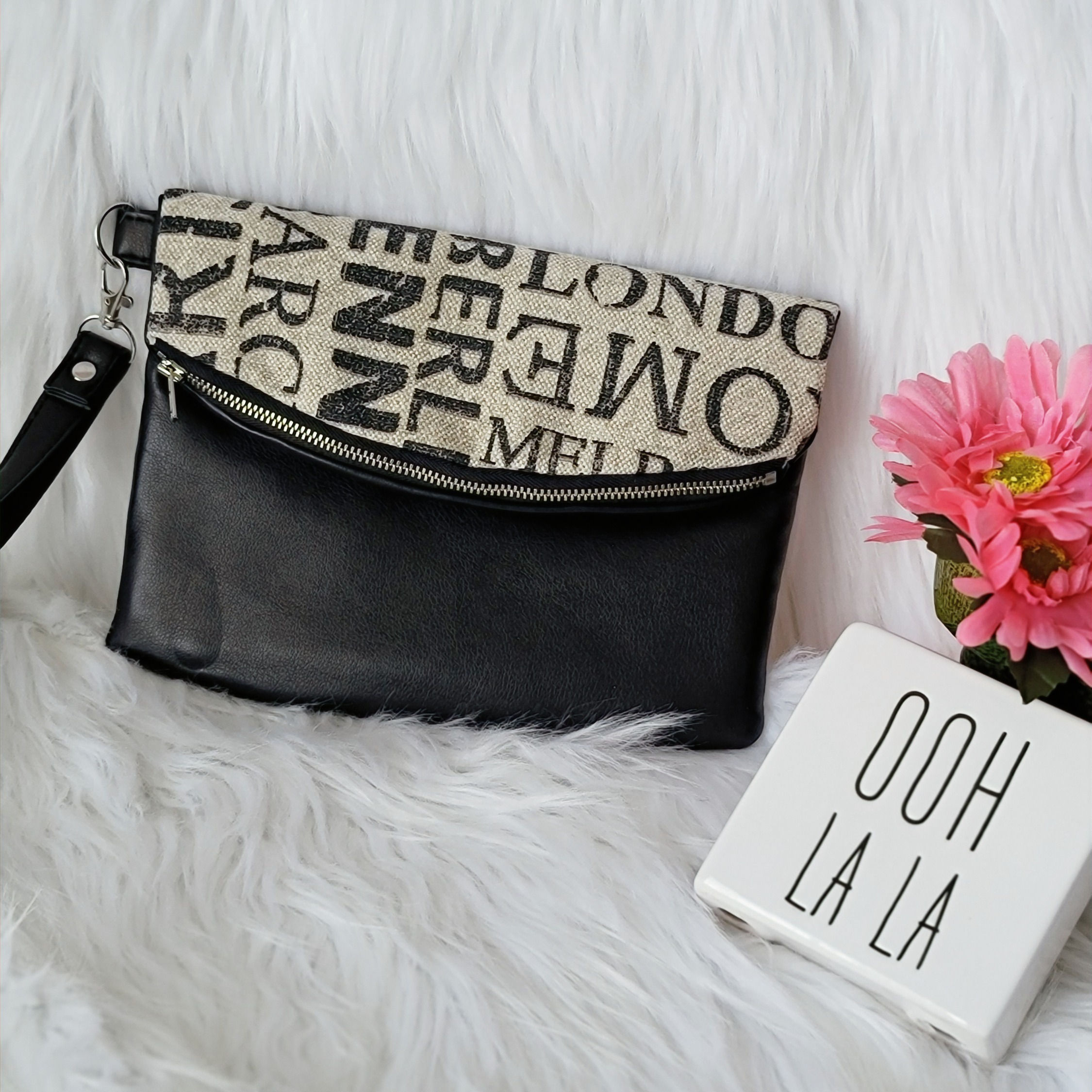 Cities all Over the World Foldover Clutch