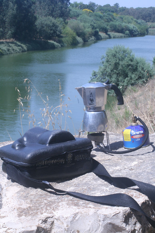 Making coffee