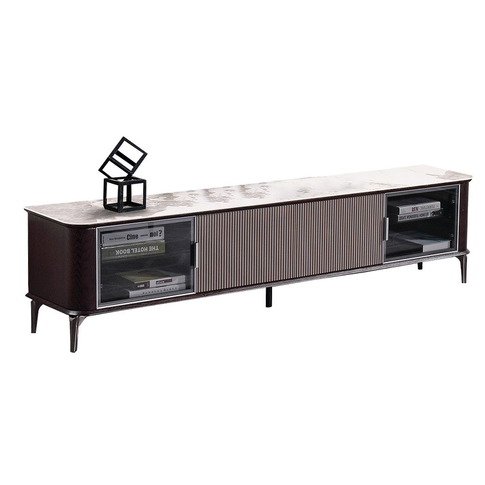 Victory: TV Cabinet; (200x42x50)cm, Brown