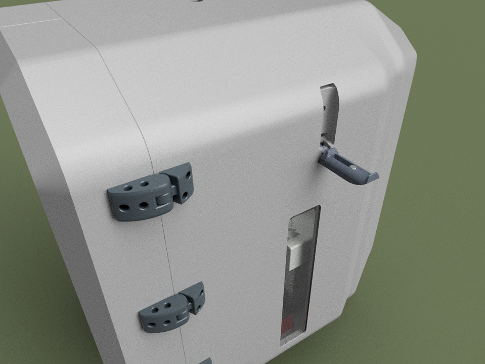 A1 Enclosure retractable spool holder