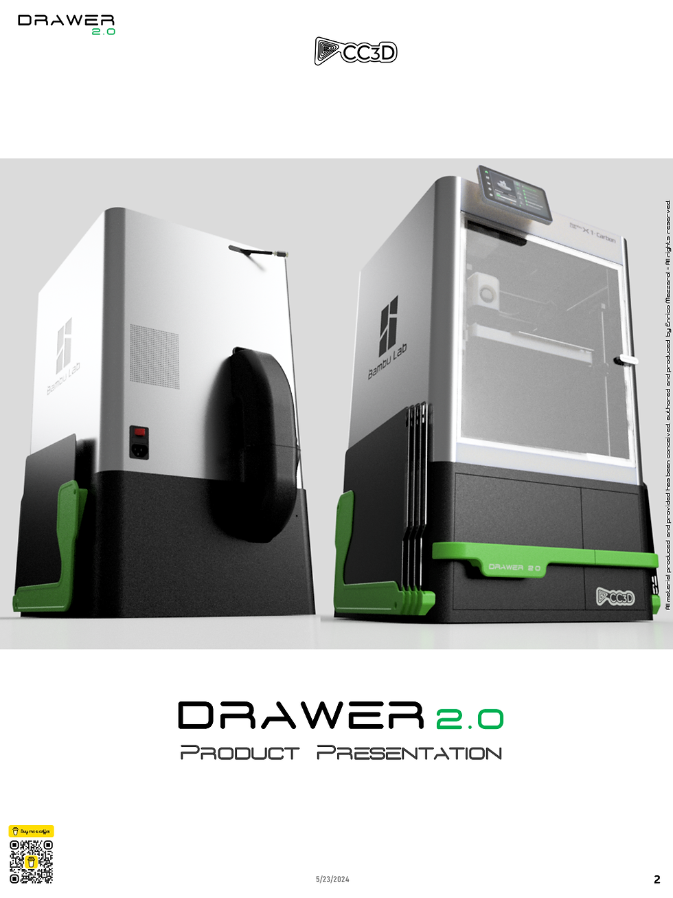 Bambu lab X1C Drawer 2.0