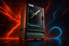 Render of the Bambu Lab H2D 3D printer with custom 3D-printed add-ons, promoting a community challenge to submit creative upgrade ideas before June 8.